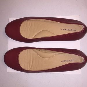 Comfortview Women Red Shoes (New)